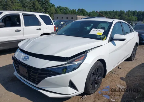 2022 Hyundai Elantra Sel из США, поврежденный, VIN 5NPLM4AG7NH058587